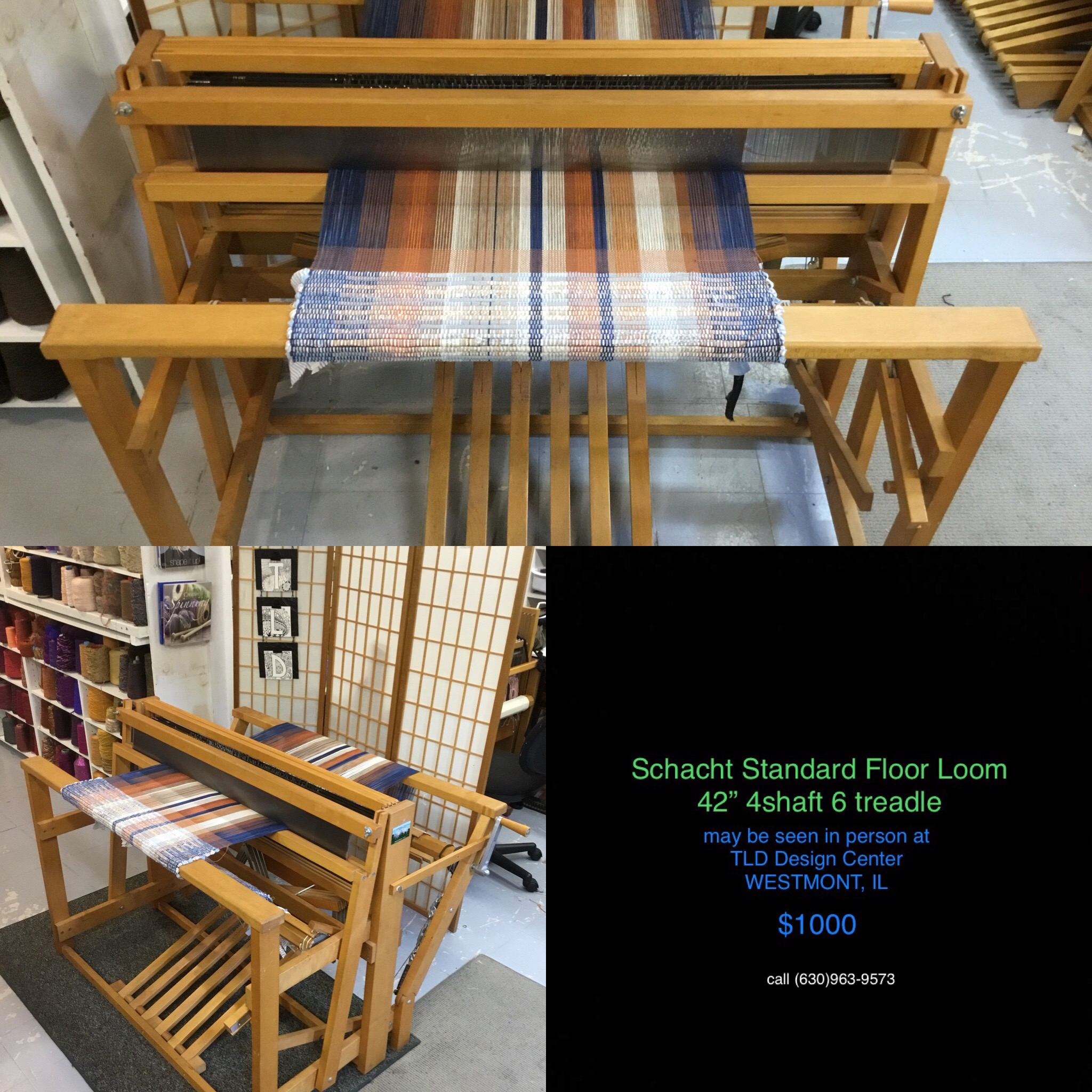 TLD Design Center & Gallery Chicago Area New and Used Weaving Looms